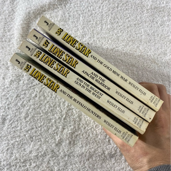 Vintage Lone Star Action Western Romance Novel x4 - Picture 11 of 15